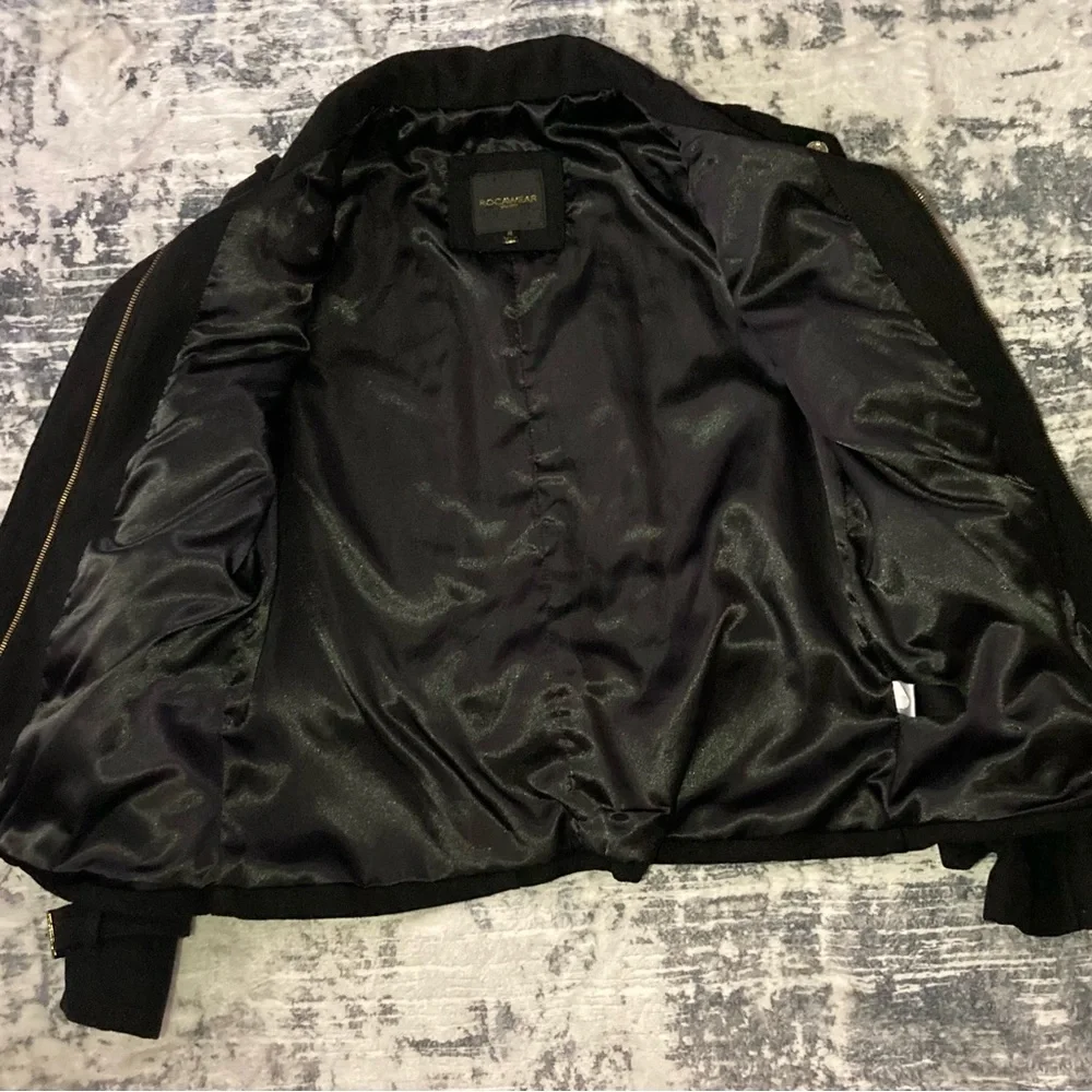 Vintage Rocawear Belted Wool Pea Coat - Picture 6 of 12